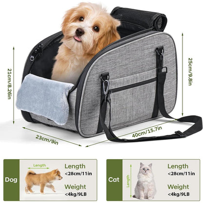 Hunde Autositz für Kleine Hunde – Sicher & Bequem für Mittelkonsole