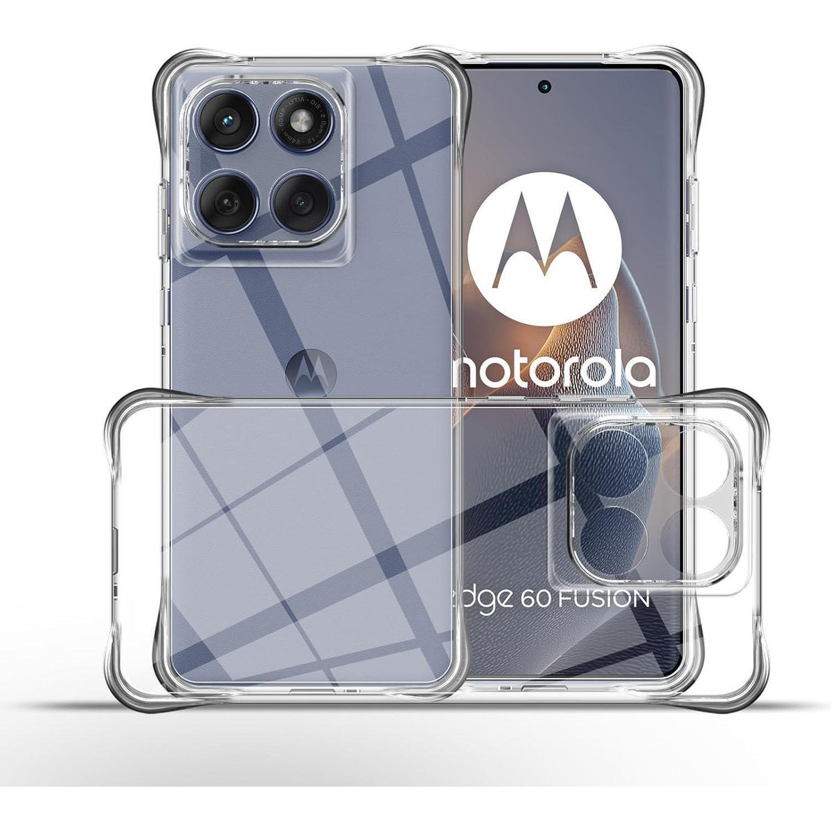 Transparente Hülle für Motorola Moto Edge 60/60 Fusion, Ultra Dünn