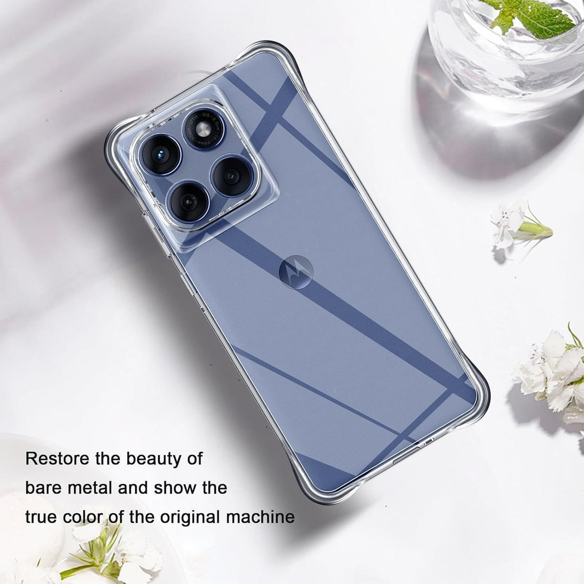 Transparente Hülle für Motorola Moto Edge 60/60 Fusion, Ultra Dünn