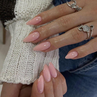 Altrosa Mandel Press On Nails - Künstliche Nägel zum Aufkleben