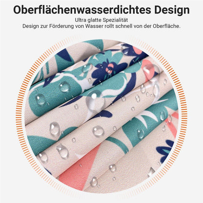 Duschvorhang blauer Grasblume 180x200 cm mit Ösen
