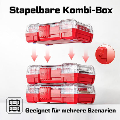 27-teiliger Schlagfester Schrauberbitsatz S2 Stahl mit Halter