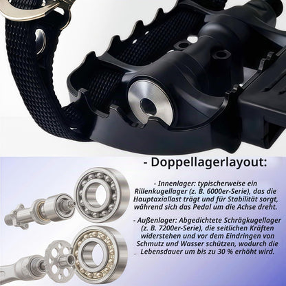 Profi-Fahrradpedale mit 4D-Verstellung & SmartFit-Clips