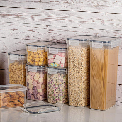 Vorratsdosen Set 11 Stück luftdicht BPA-frei mit Etiketten