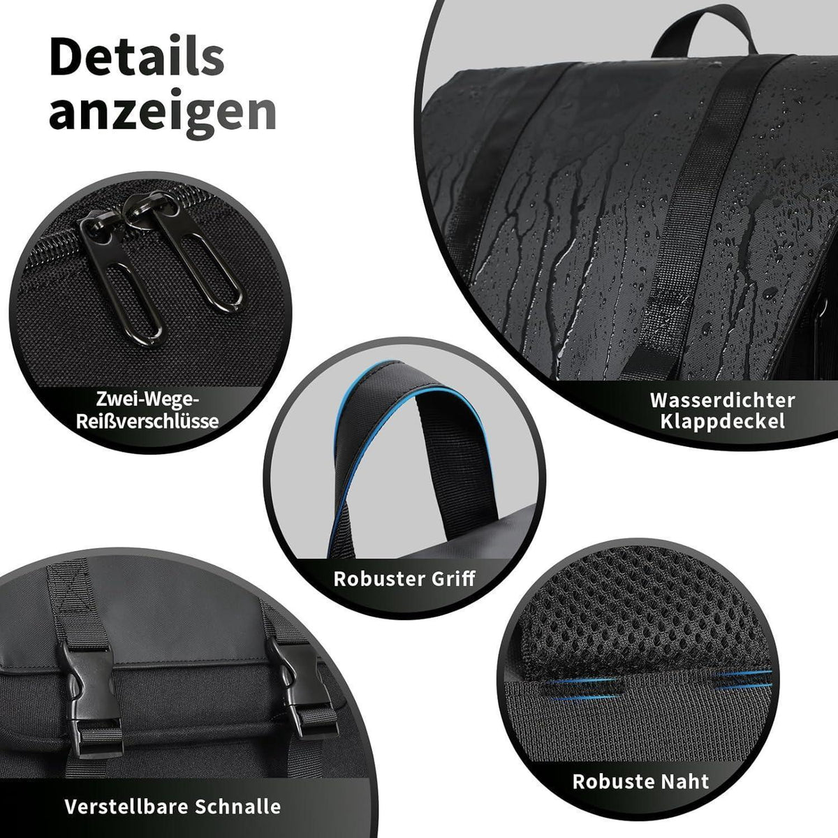 Lunch Rucksack 17,3 Zoll mit Kühlfach für Herren & Damen