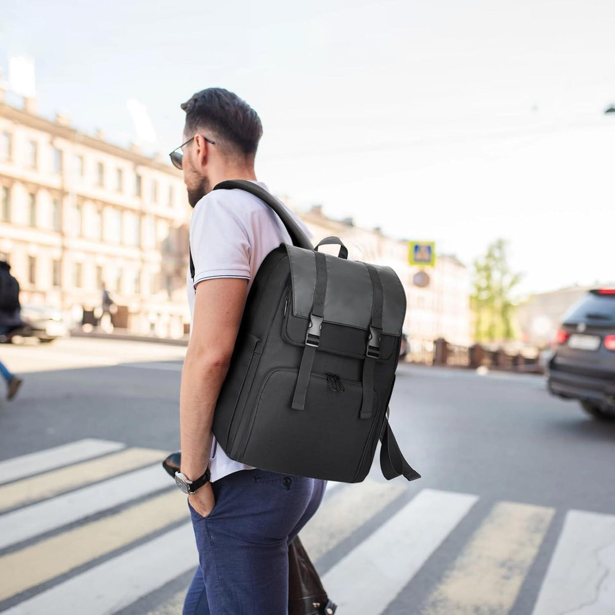 Lunch Rucksack 17,3 Zoll mit Kühlfach für Herren & Damen
