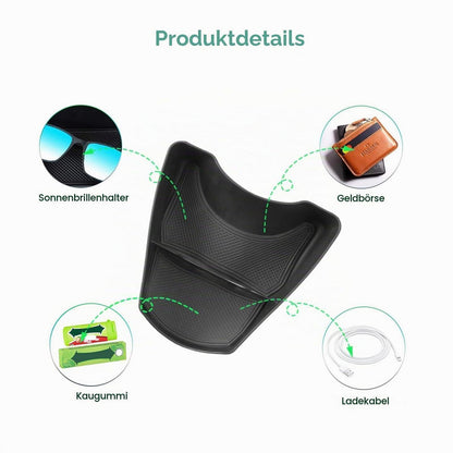 Mittelkonsole Organizer für Renault Twingo 3 (2014-2024) Schwarz