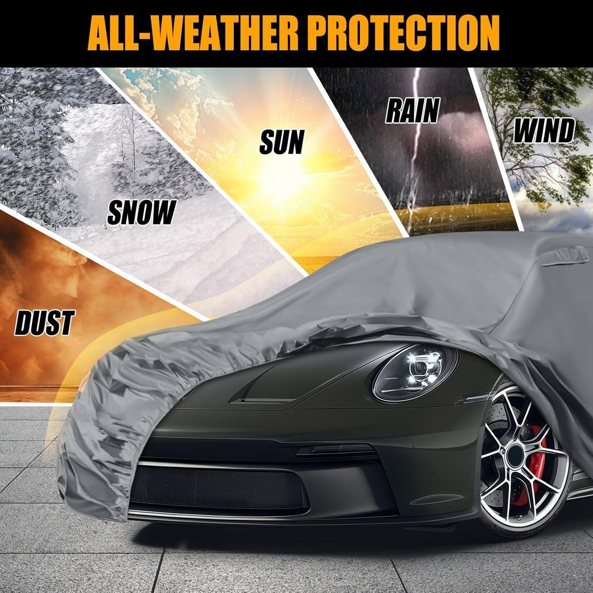 Wasserdichte Autoabdeckung Porsche 911 (991/992/996/997)