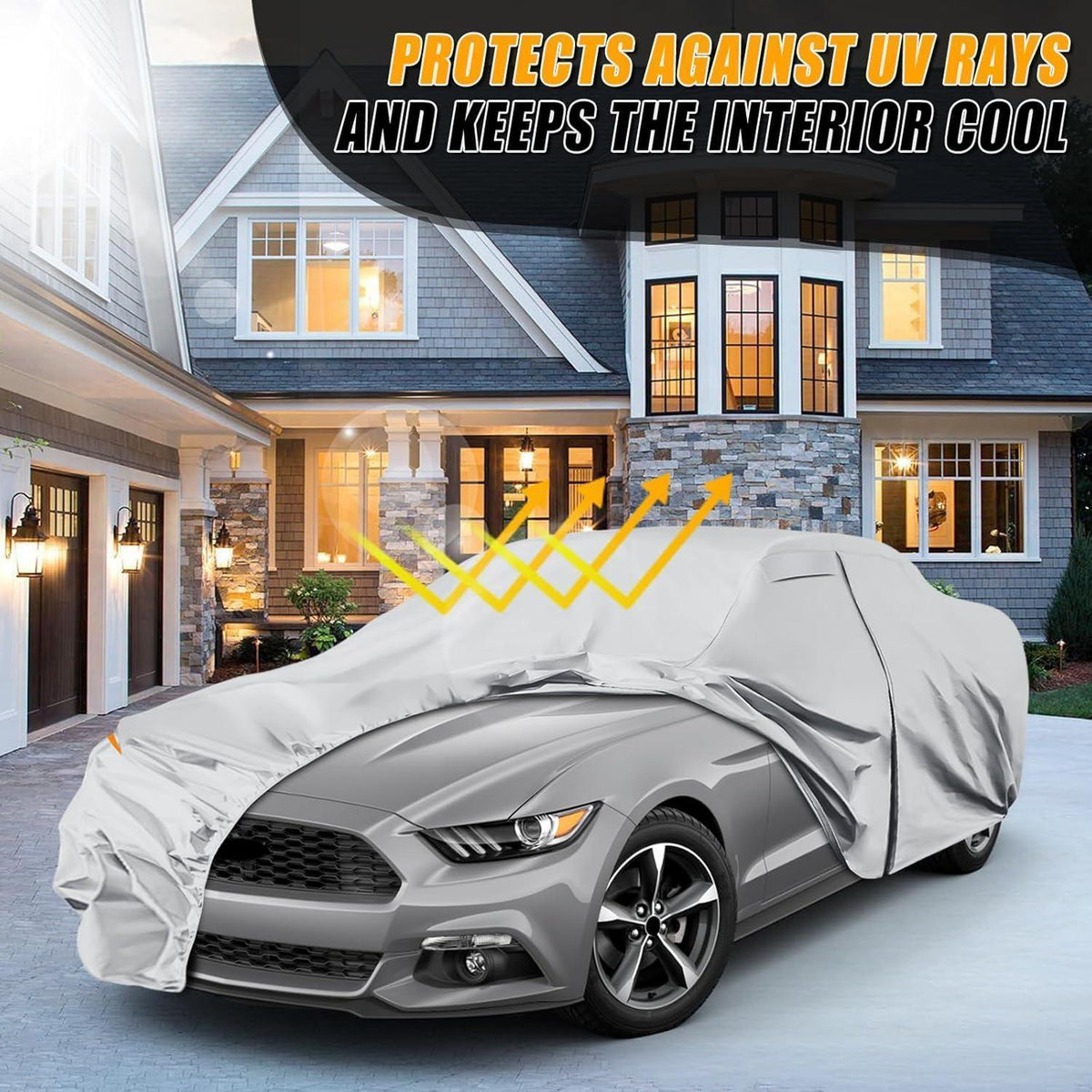 Wasserdichte Autoabdeckung für Ford Mustang 2005-2025