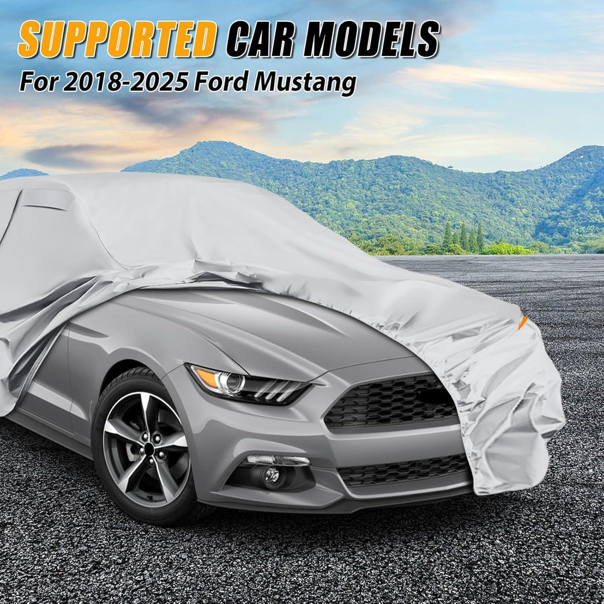 Wasserdichte Autoabdeckung für Ford Mustang 2005-2025