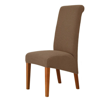 Stretch Stuhlhussen Groß – 6er Set Coffe