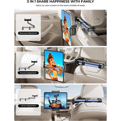 Tablet Halterung Auto Kopfstütze – 46cm Verstellarm