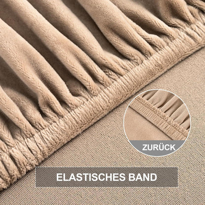 Stretch Samt Stuhlhussen Set – Abnehmbar & Waschbar
