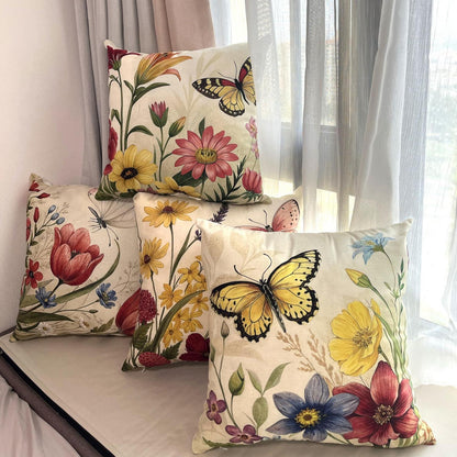Samt Kissenbezüge 45x45 Set - Weiche Dekokissen für Zuhause