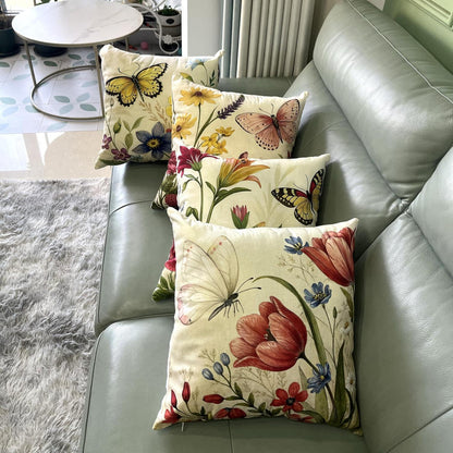 Samt Kissenbezüge 45x45 Set - Weiche Dekokissen für Zuhause