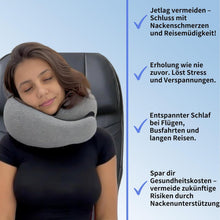 Reisekissen Flugzeug mit Memory Foam – Nackenkissen für Reisen