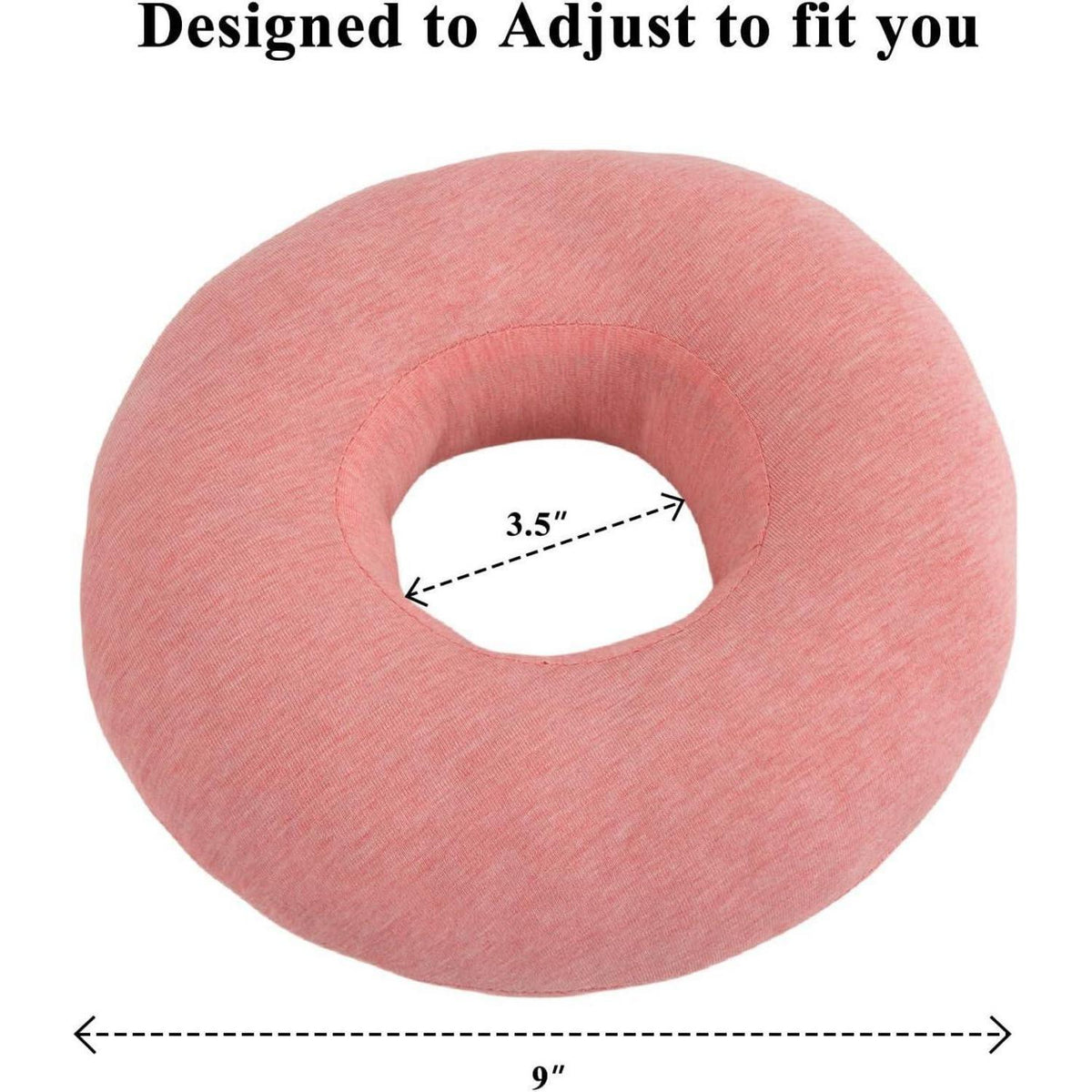 Ohrkissen mit Loch für Seitenschläfer – Schmerzlinderung Light Pink