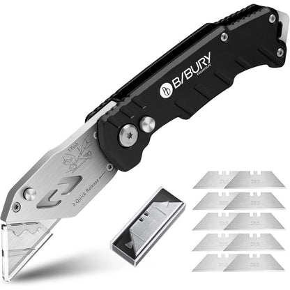 Universal Klappmesser mit 10 SK5 Edelstahlklingen