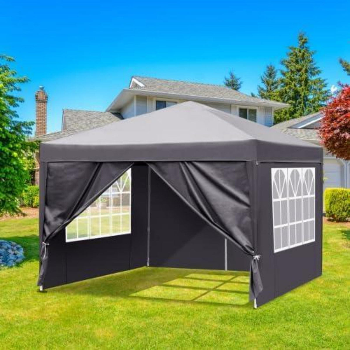 3x3m Pop-up Faltpavillon – Wasserdicht & UV-Schutz für Garten & Events