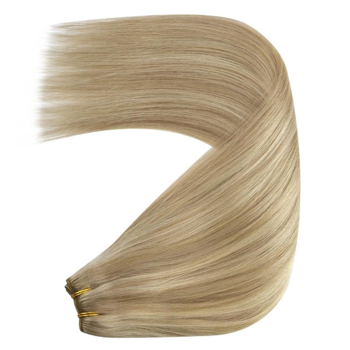Echthaar Tressen Blond – Einnähen für Volumen (40cm, 100g)