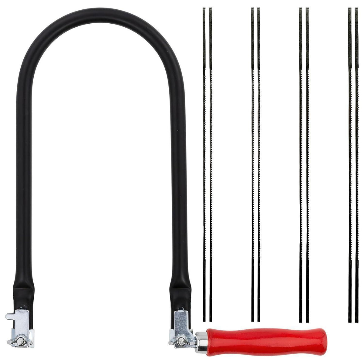 Laubsäge Set mit 8 Sägeblättern für Holz & Metall
