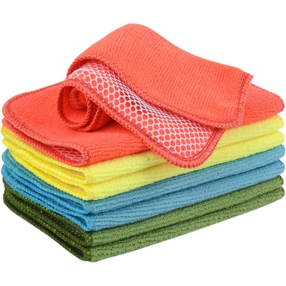 Mikrofaser Spültücher 8er Set – Waschbar & Vielseitig