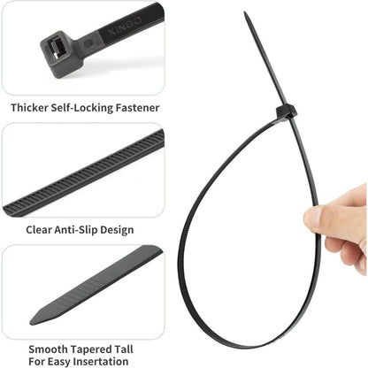 Robuste Kabelbinder 40,6 cm – 500er Pack für Kabel & mehr