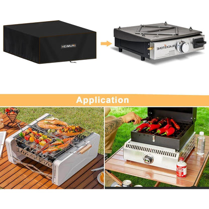 Wetterfeste Grillabdeckung 65x60x25cm für Tischgrill & Plancha