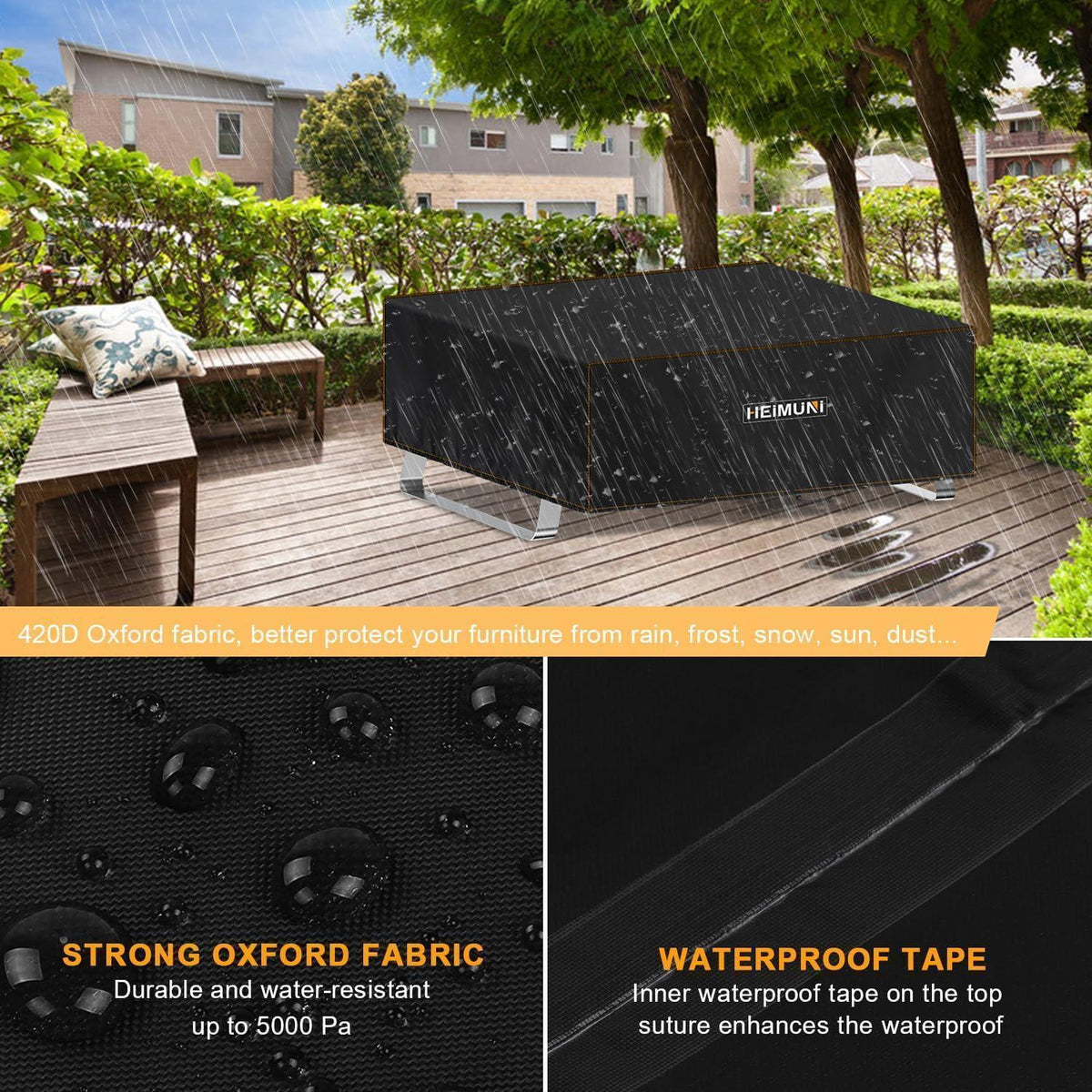 Plancha Abdeckung 60x45cm – Wasserdicht & Wetterfest
