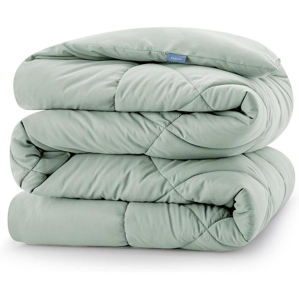 CozyLux 4-Jahreszeiten Bettdecke 155x220 cm Mikrofaser Grün