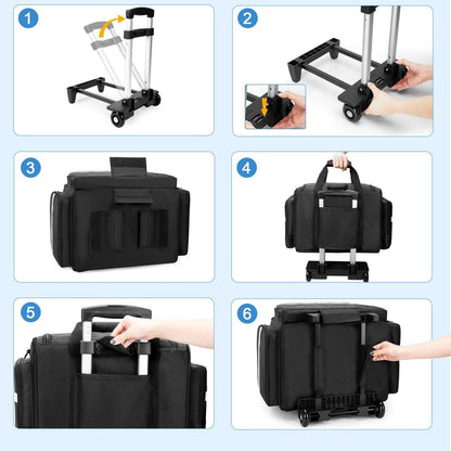 Notfalltasche mit Trolley – Erste Hilfe Tasche für Sanitäter & Ärzte