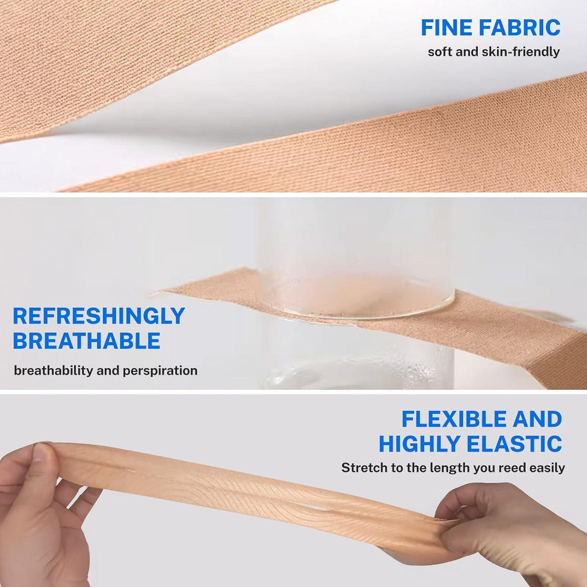 10x Kinesiotape Knie vorgeschnitten – Sporttape für Knieschmerzen