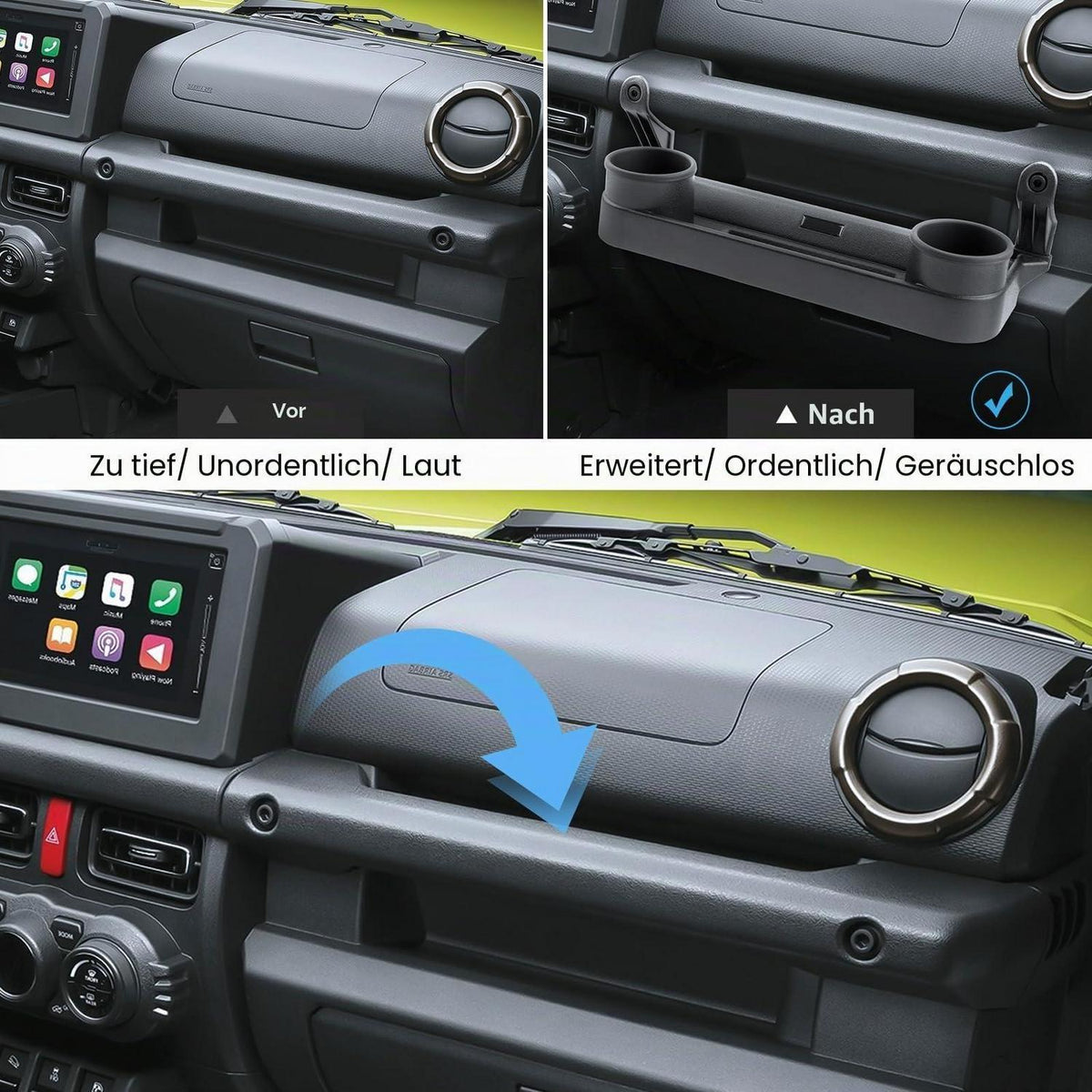Suzuki Jimny Aufbewahrungsbox für Armaturenbrett (2018-2025)