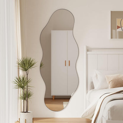 Asymmetrischer Wandspiegel Wolkenform 160x60cm – Dekorativer Spiegel