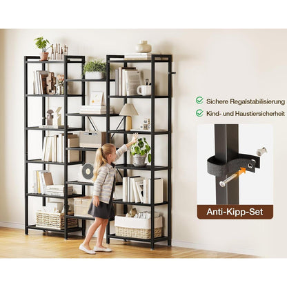 Bücherregal 6 Etagen Industrie Design – Raumteiler & Stauraum