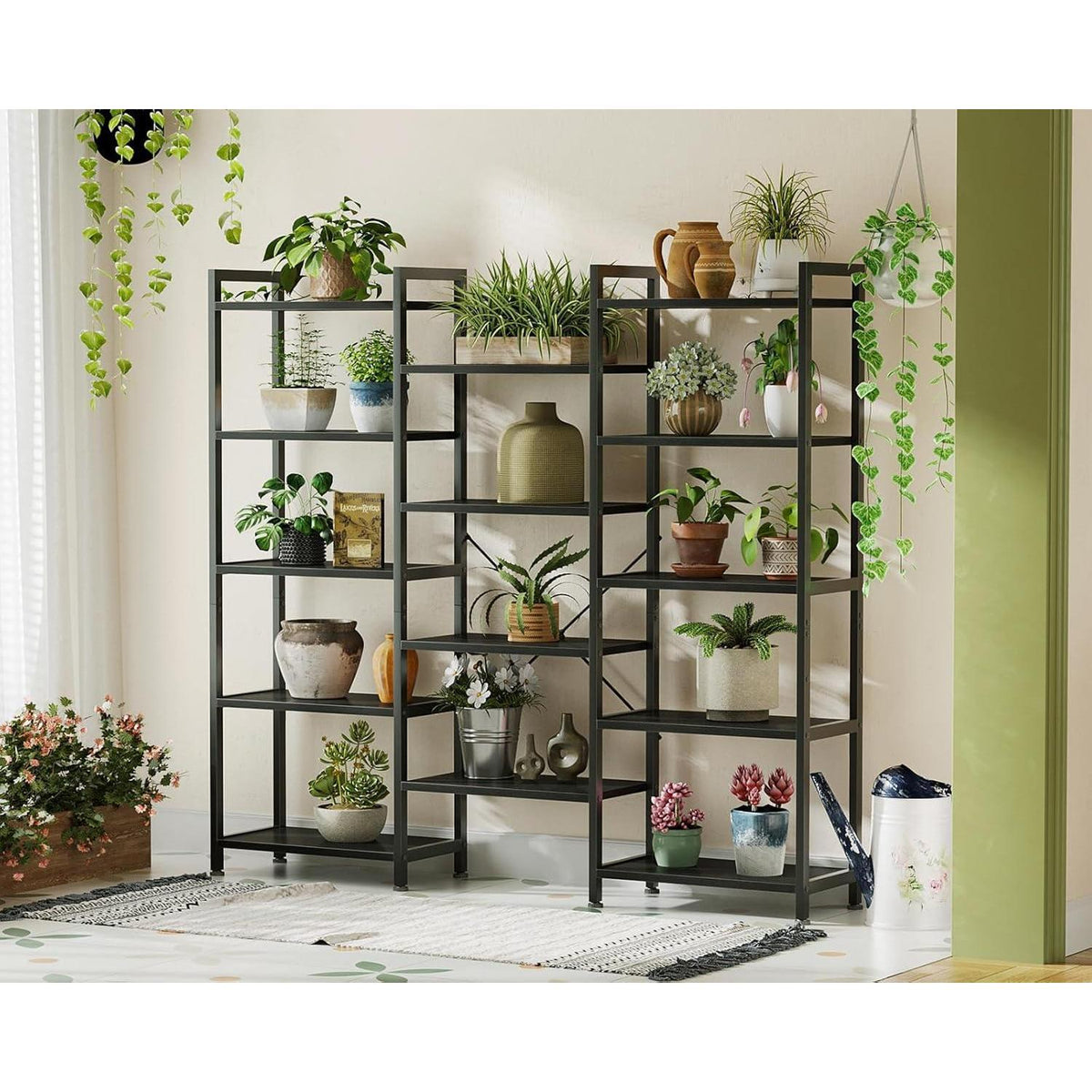 Bücherregal 5 Etagen Industrie Design – Raumteiler & Stauraum