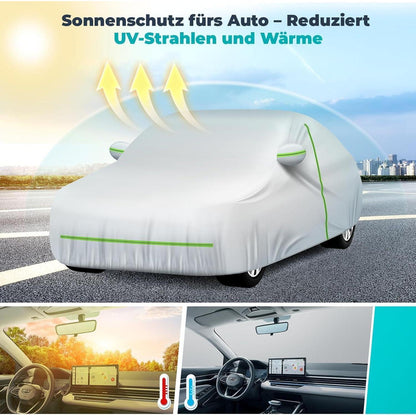 Autoplanen & Abdeckhaube wasserdicht, UV-Schutz, Silber, D-Segment