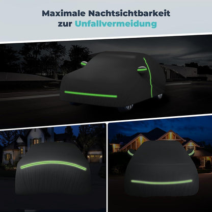 Autoplanen & Abdeckhaube wasserdicht, UV-Schutz, Silber, D-Segment