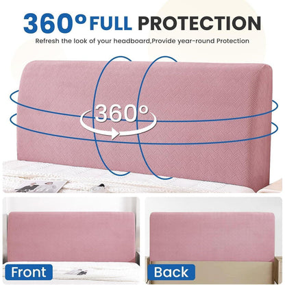 Bettkopfteil Bezug 200cm Rosa – Weich & Stretch