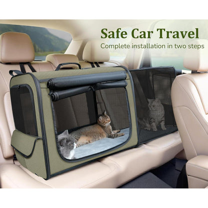 Erweiterbare Katzentasche Transportbox für Reisen & Alltag
