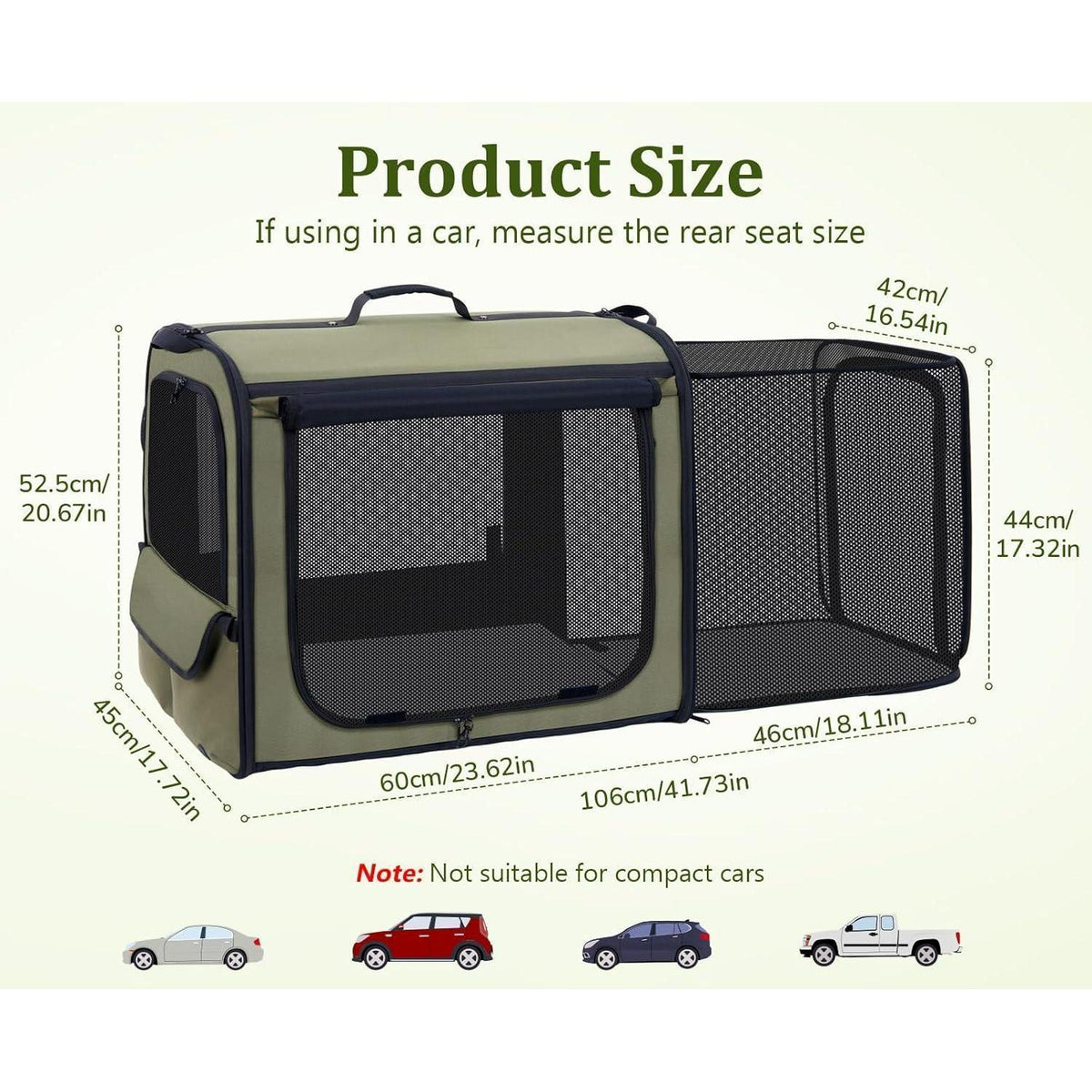 Erweiterbare Katzentasche Transportbox für Reisen & Alltag