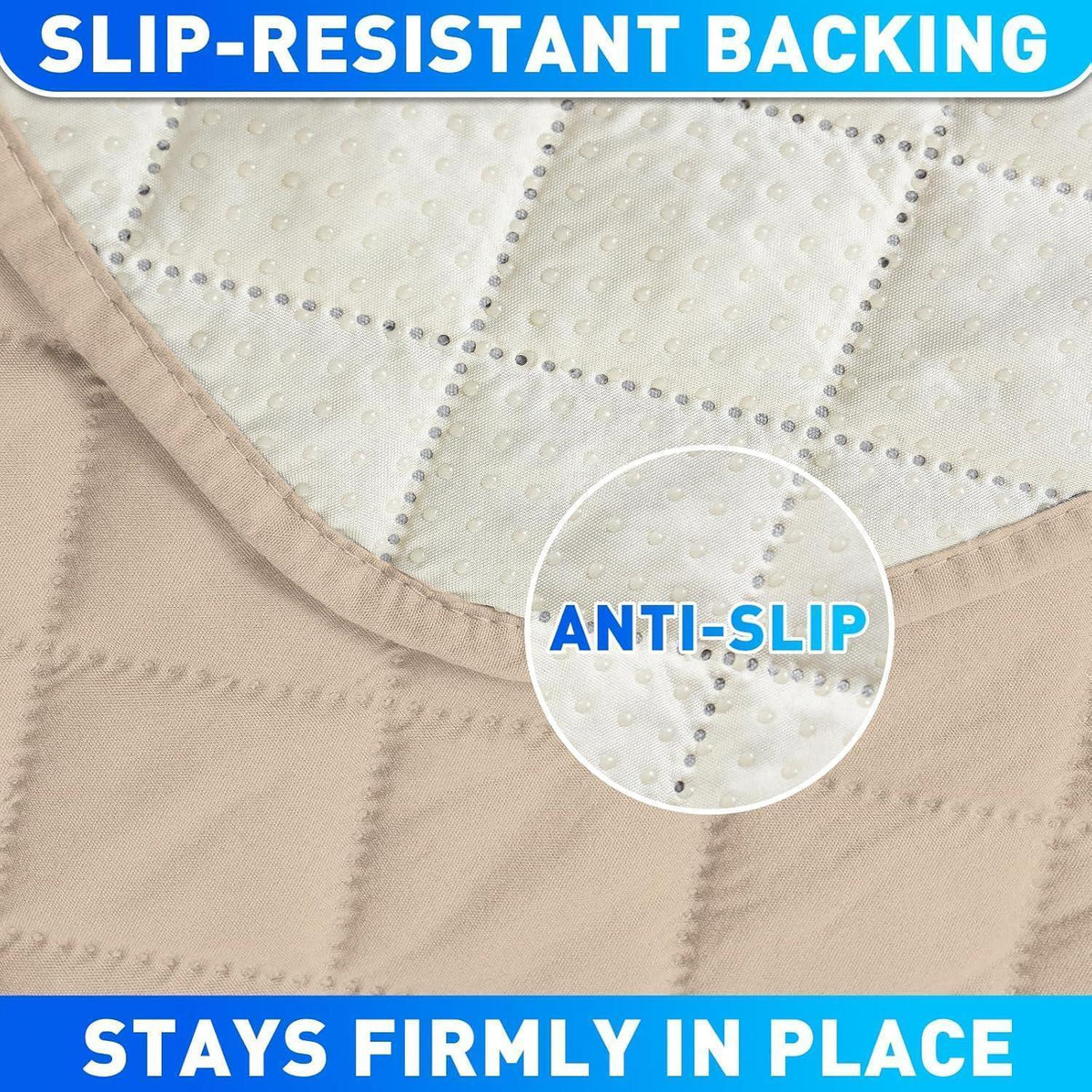 Wasserdichter Sesselüberwurf 1-Sitzer mit Taschen & Anti-Rutsch