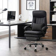 Ergonomischer Bürostuhl mit Fußstütze und Liegende