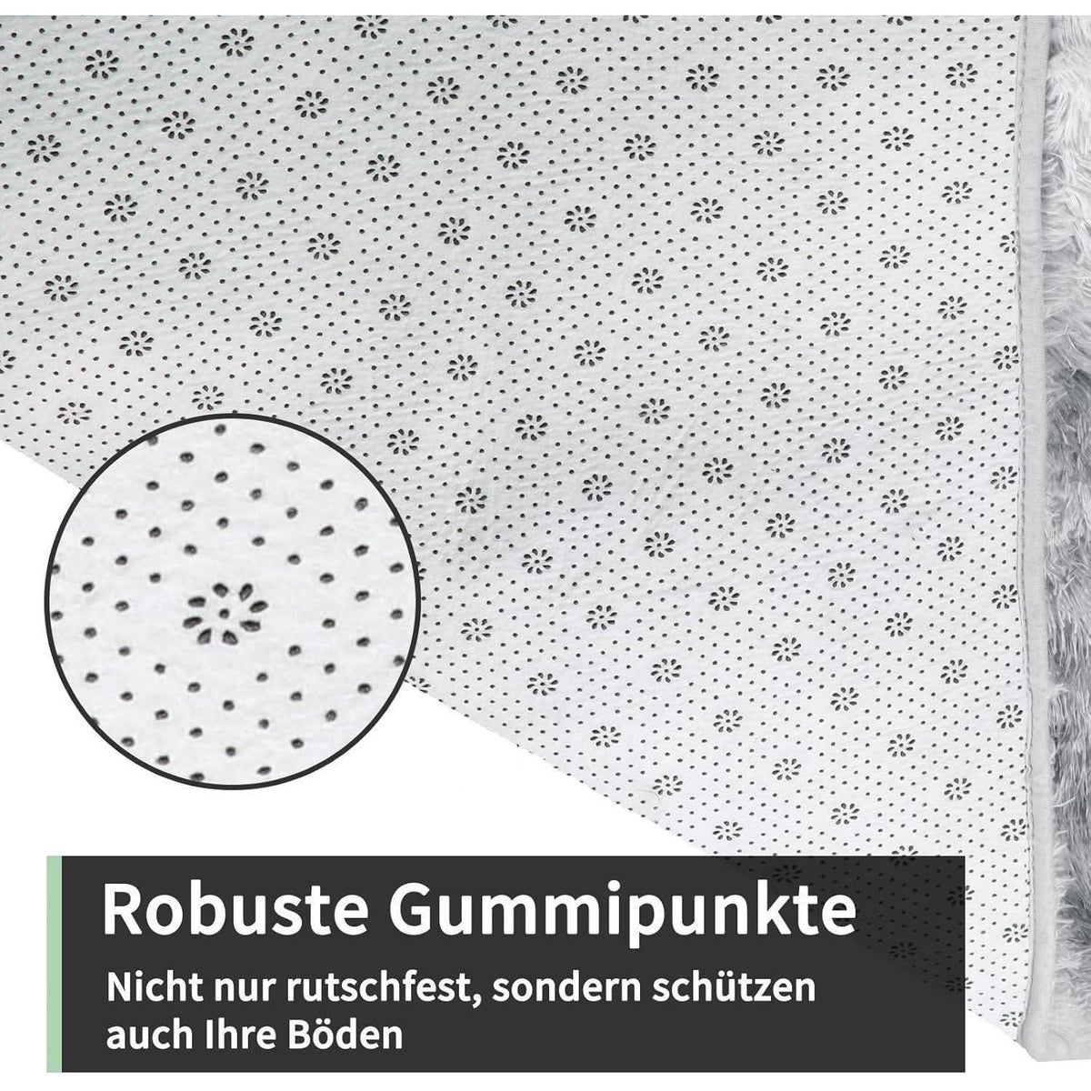 Flauschiger Hochflor Teppich Braun 300x425cm – Waschbar & Rutschfest