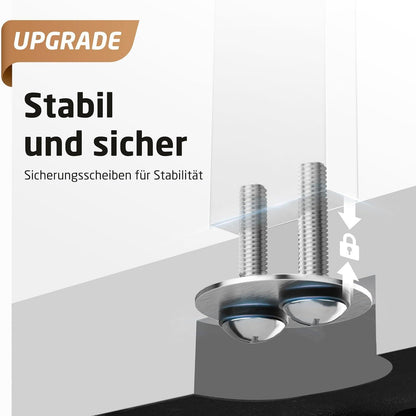 Freistehender Edelstahl Handtuchhalter mit Doppelstange