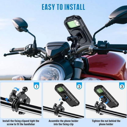 Wasserdichter Fahrrad-Handyhalter 360° Drehbar