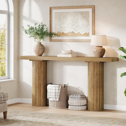 Extra Langer Konsolentisch 160 cm – Holz Farmhouse Stil