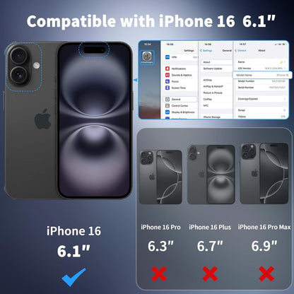 iPhone 16 Hülle mit MagSafe, Kameraschutz, matt transluzent grün
