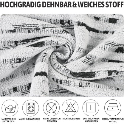 Stretch Stuhlhussen 4er Set Jacquard Weiß – Abnehmbar & Waschbar