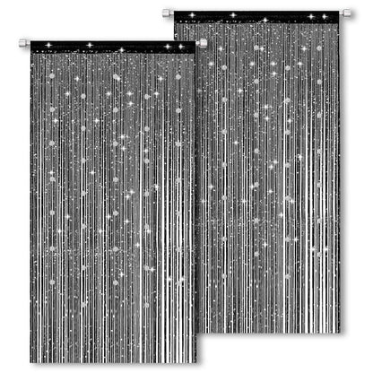 Fliegenvorhang Terrassentür 200x100cm - 2er Set mit Perlen